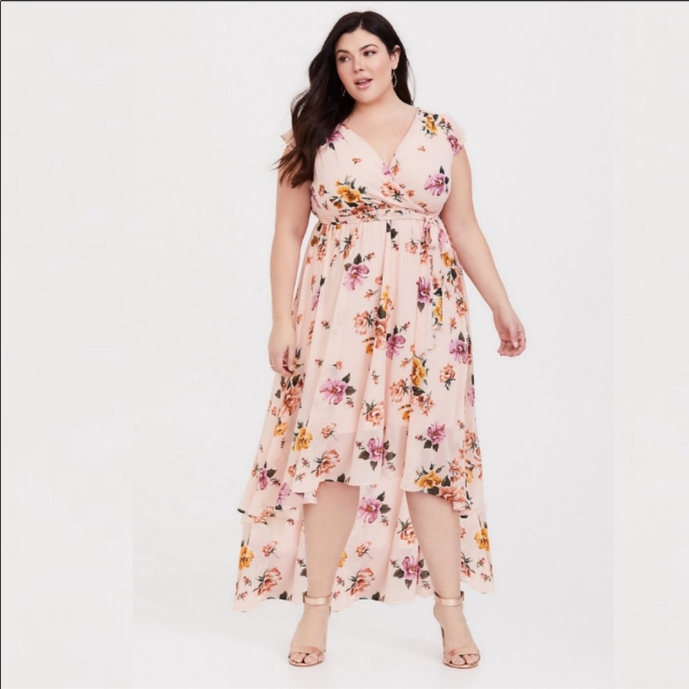 Torrid floral dress size 1